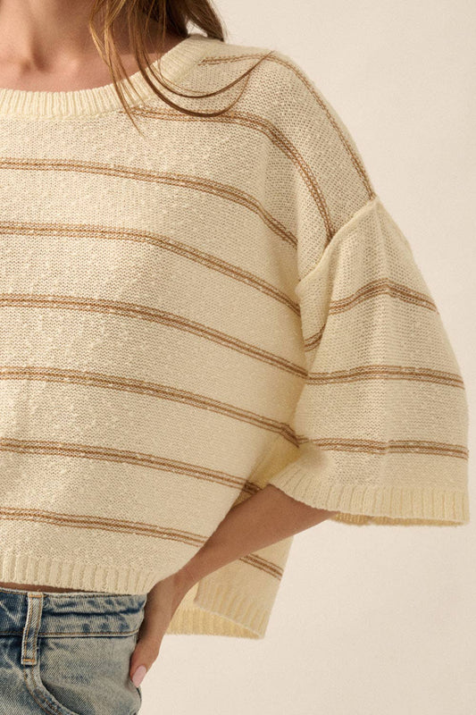 Striped Knit Sweater