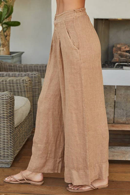 Palazzo Linen Pants