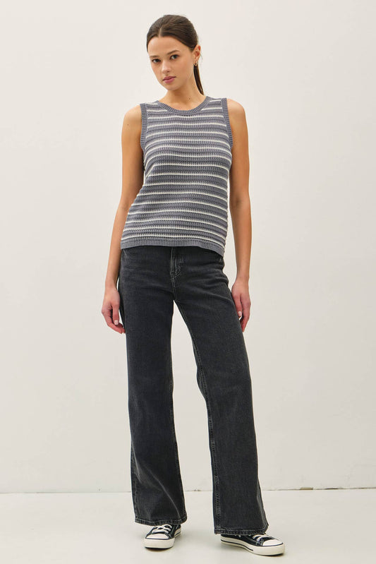 Striped Sweater Tank