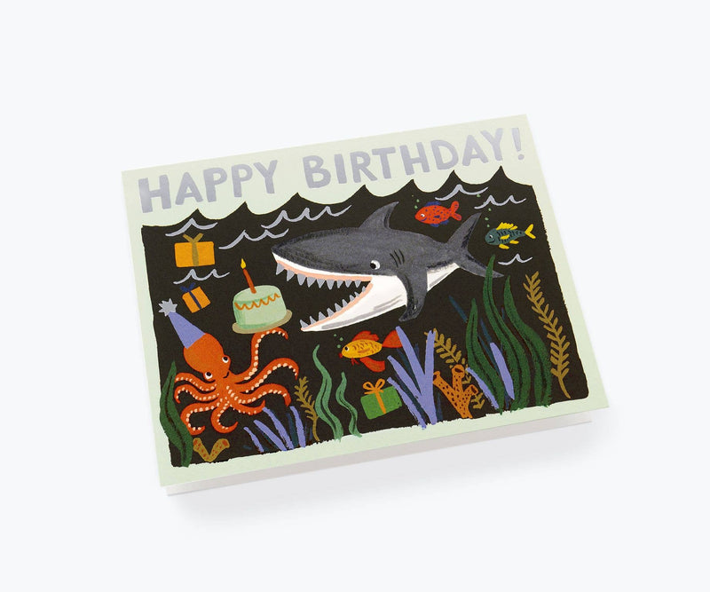 Shark Birthday Card