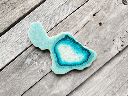 Maui Island Geode Ornament