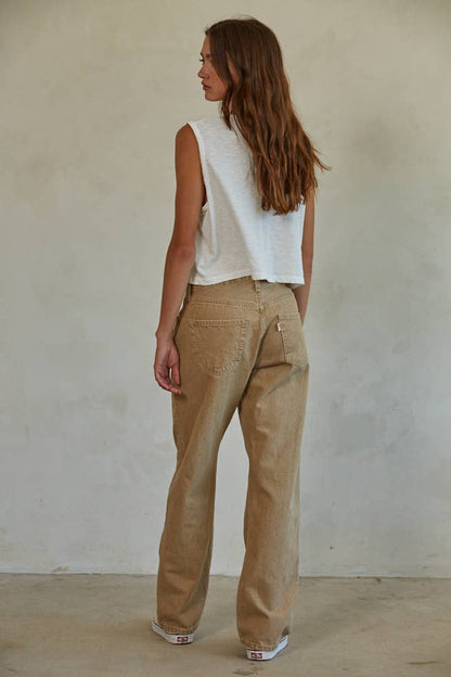 Garment Washed Crop Tee