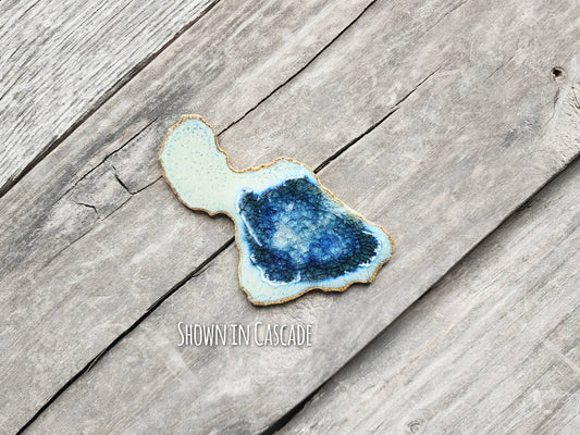Maui Island Geode Ornament