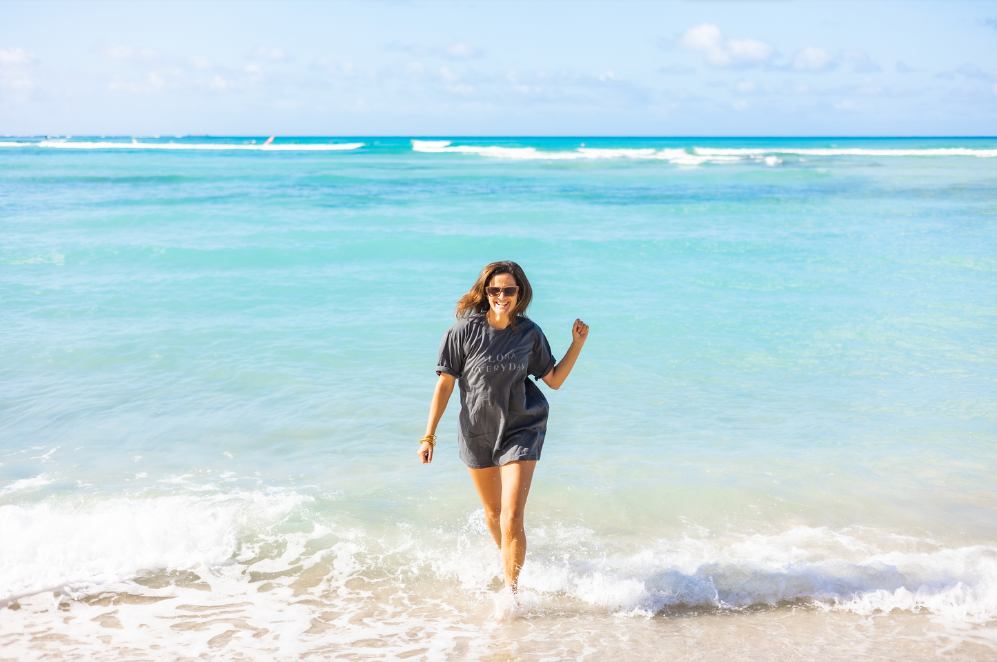 Unisex Aloha Everyday Stamped T-Shirt