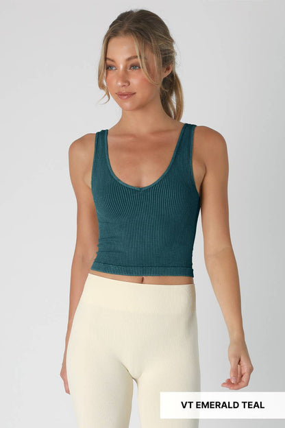 V Neck Crop Top