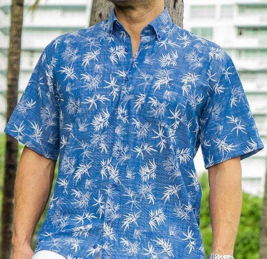 Class Hawaii Shirt Navy Blue