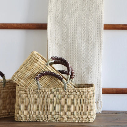 Market Storage & Leather Baskets
