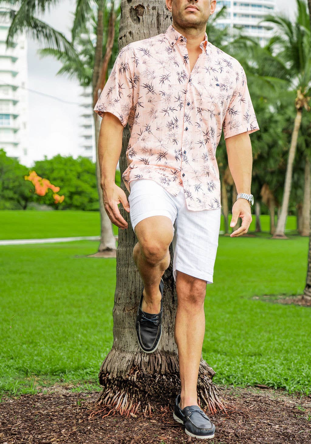 Class Hawaii Shirt Coral