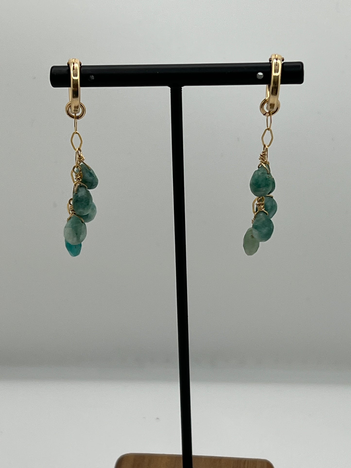 Emerald Tear Earrings