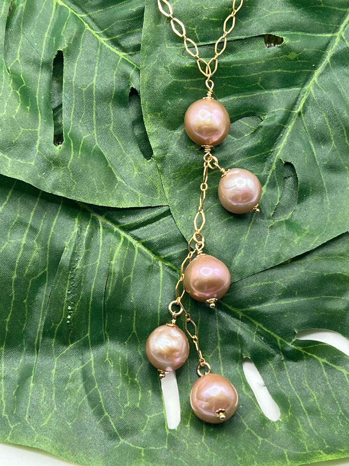 5 Edison Pearl Drop Necklace