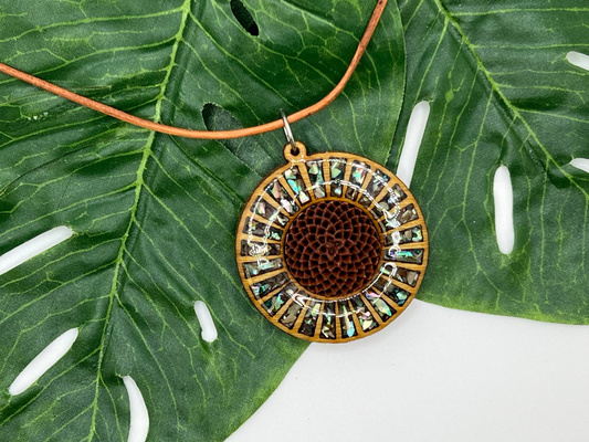 Protea Necklace-Sun Rays