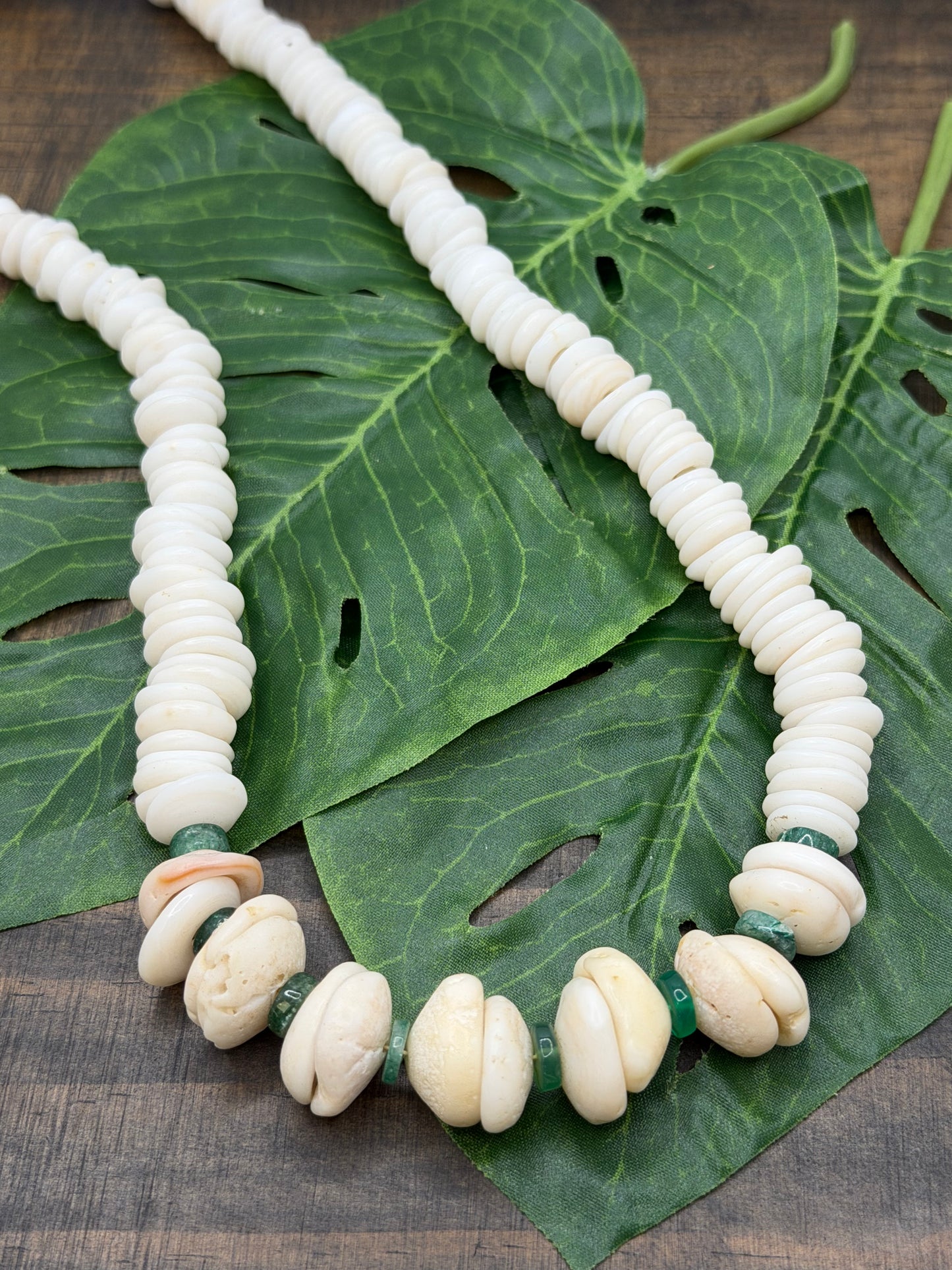 Puka Amazonite Necklace