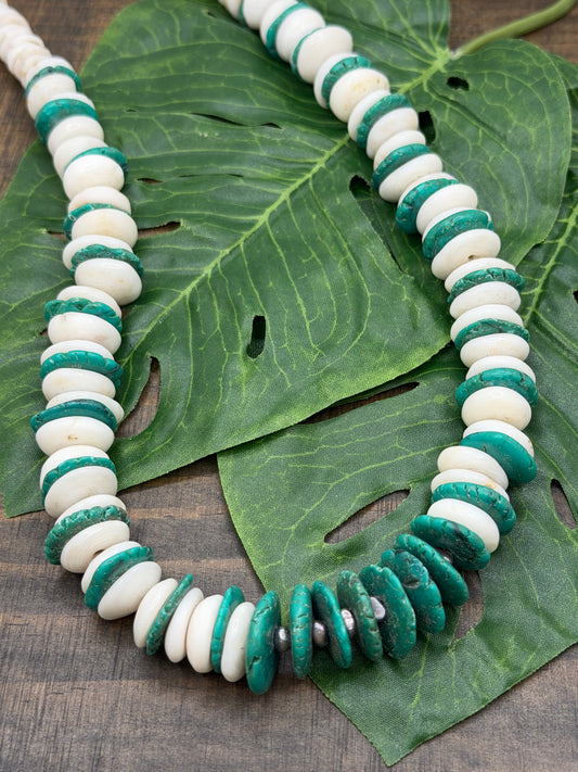 Puka Turquoise Necklace