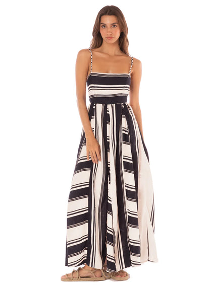 Boho Stripes Maxi Dress