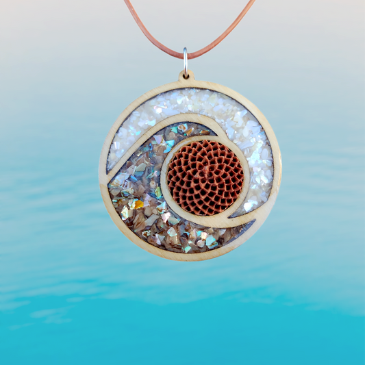 Protea Necklace-Wave