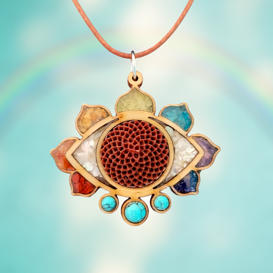 Protea Necklace-Lotus Eye