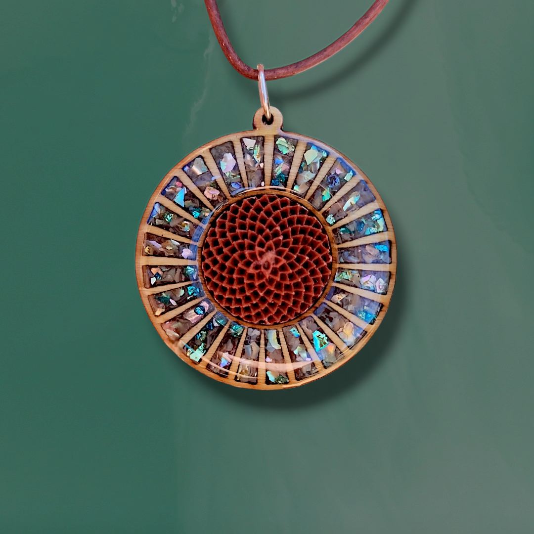 Protea Necklace-Sun Rays