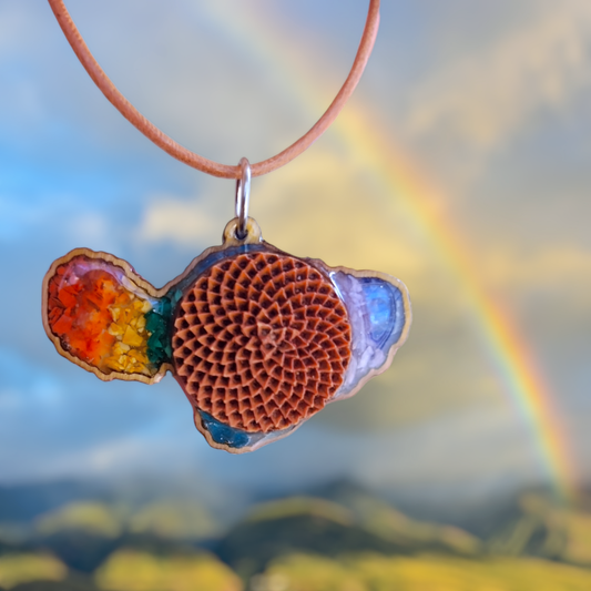 Protea Necklace-Rainbow Maui