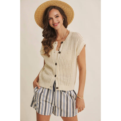 Button-Down Sweater Vest