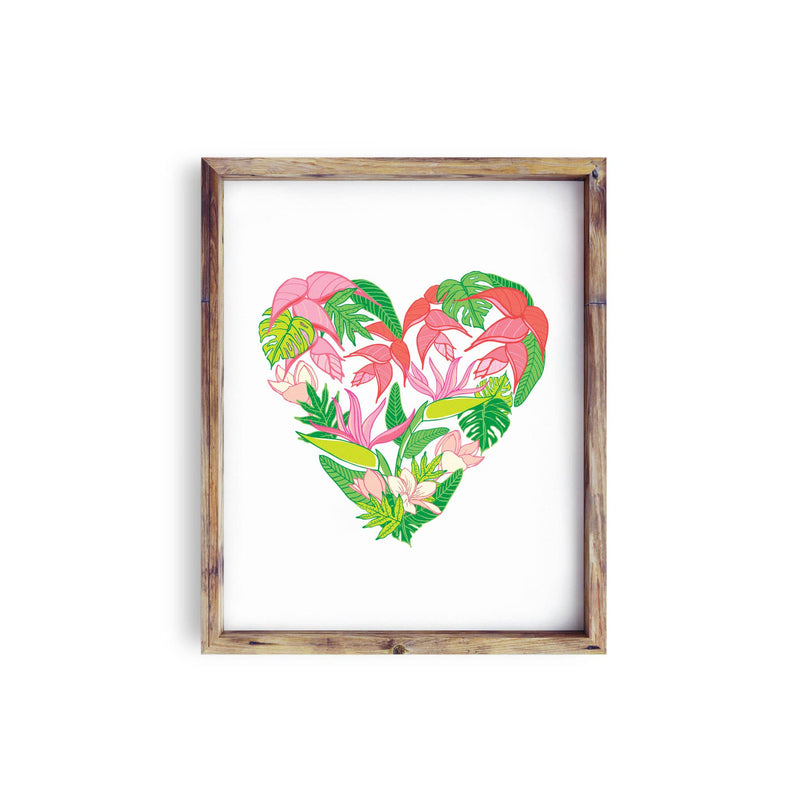 Tropical Heart • Art Print