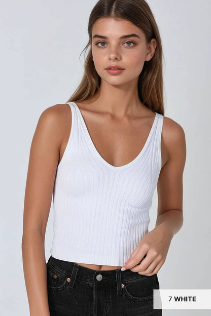 Wide Ribbed Tank Top