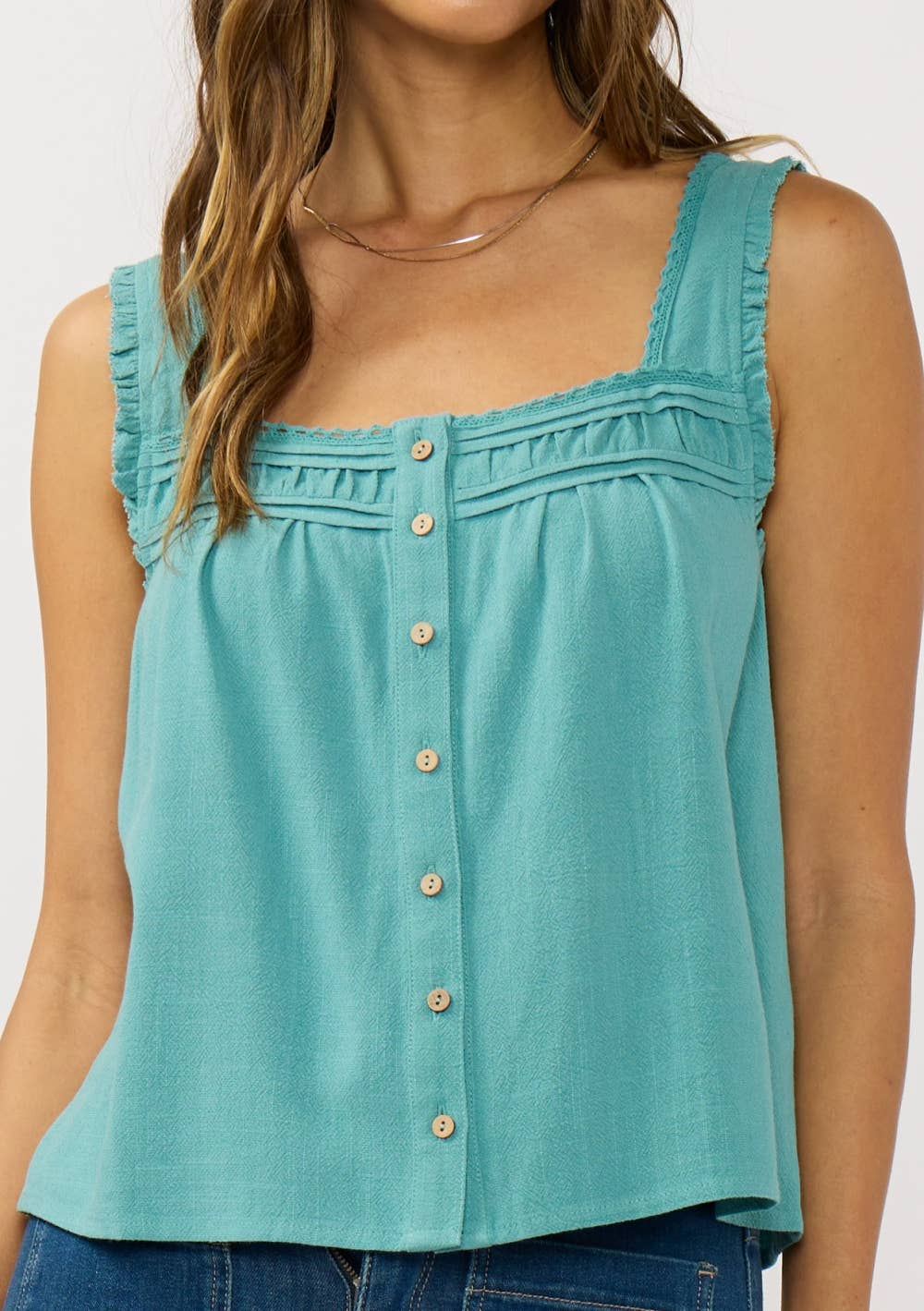 Lace Trim Tank