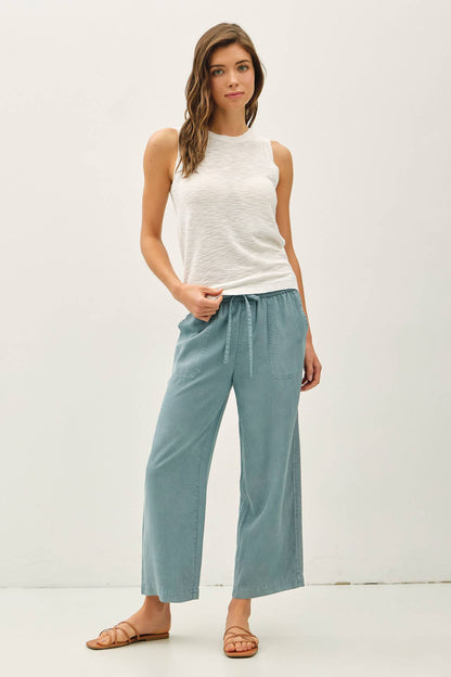 Sleeveless Slub Knit Top