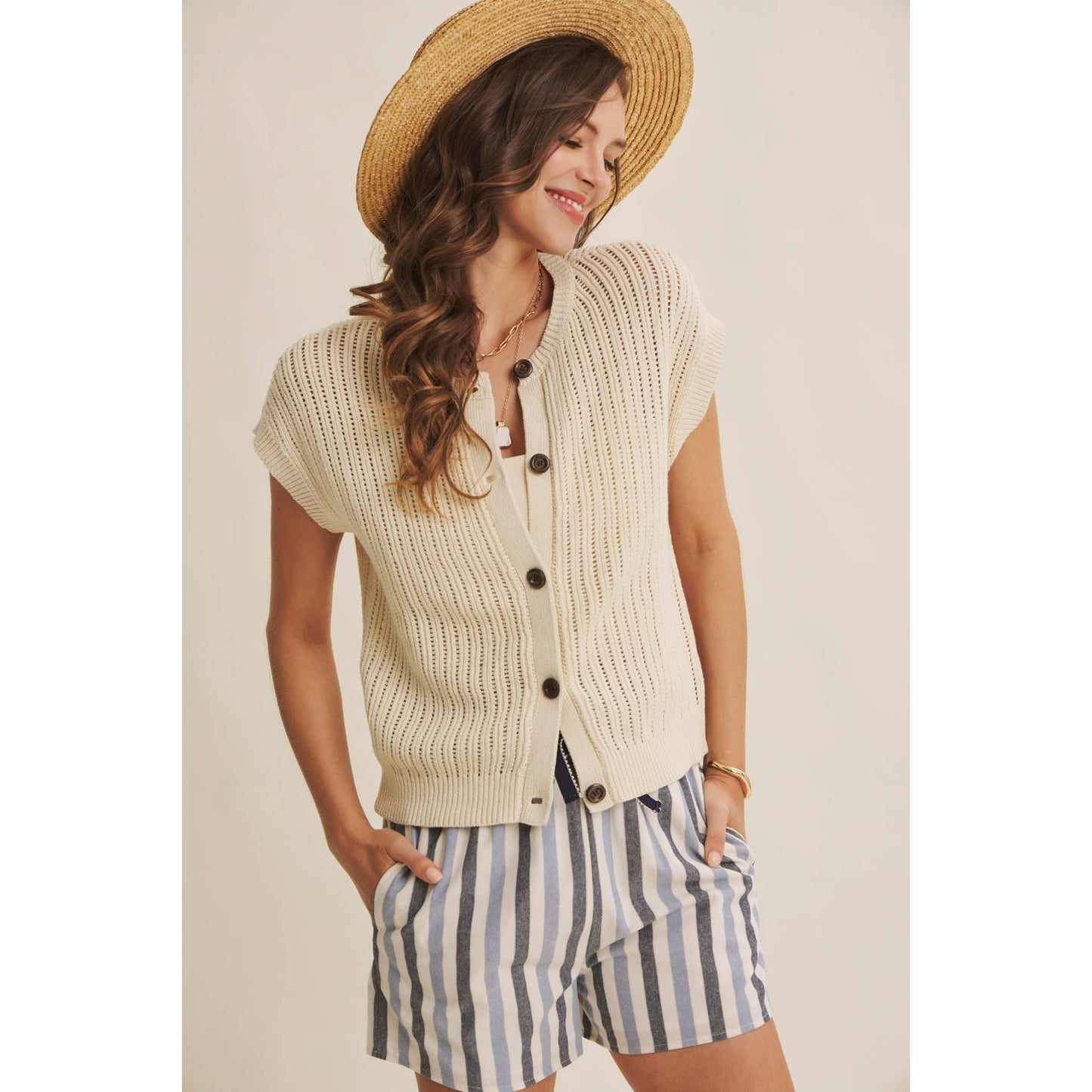 Button-Down Sweater Vest