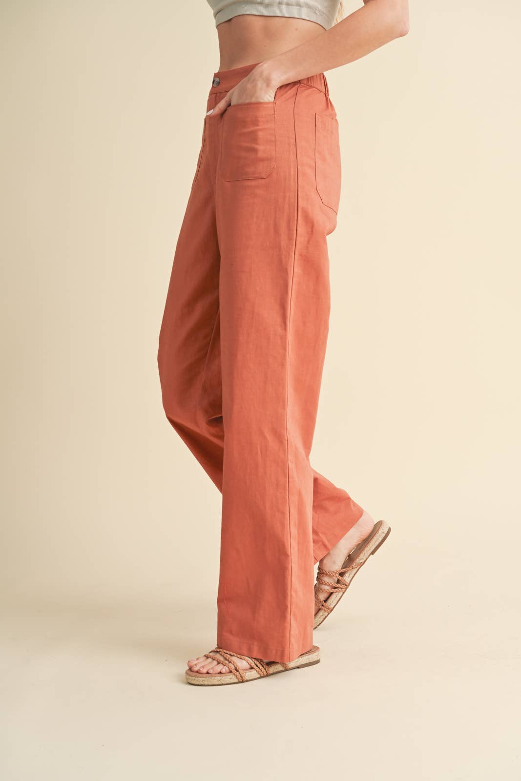 Linen Pants w/ Pockets