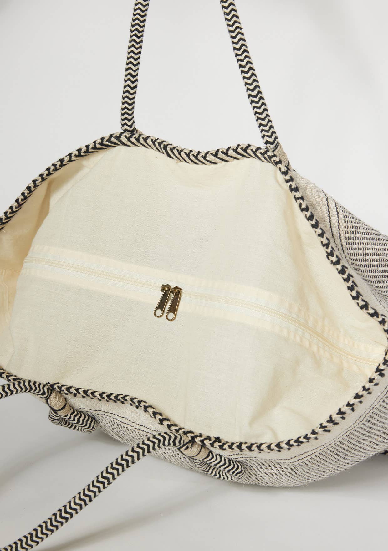 Zip-Up Tote Bag