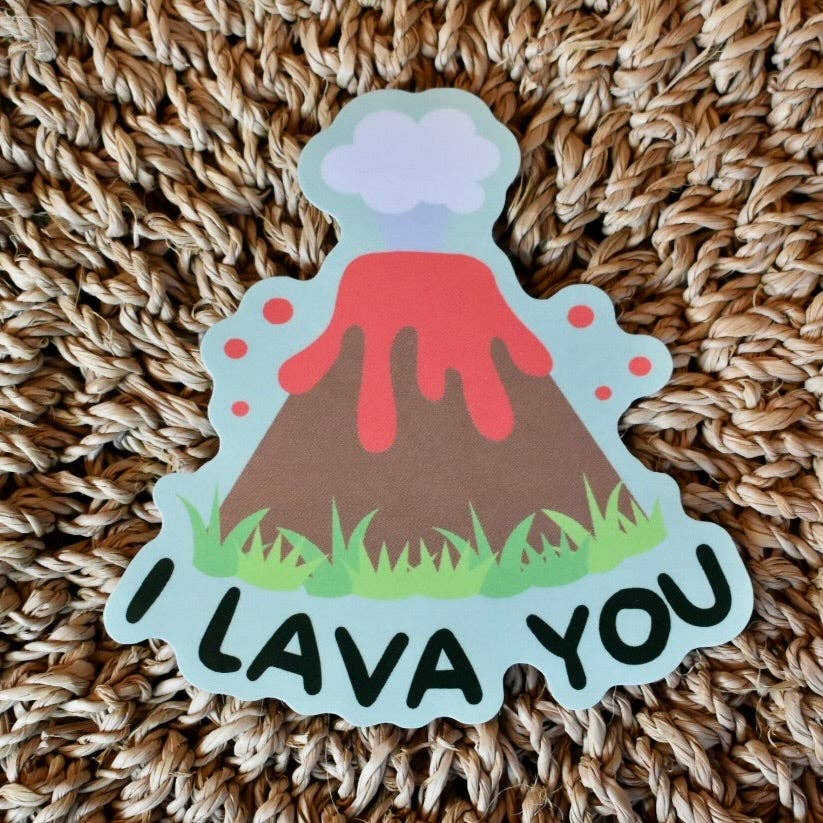 I Lava You Sticker