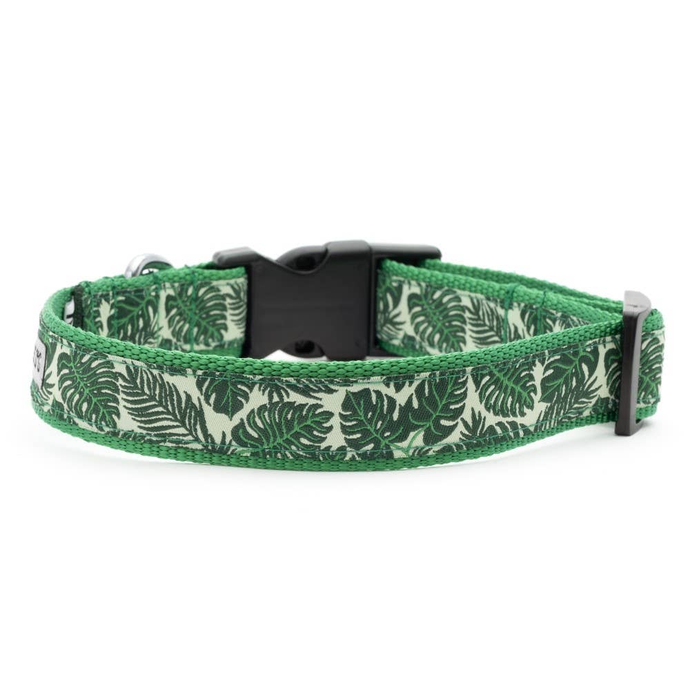 Tropical Leaves Collar: Green