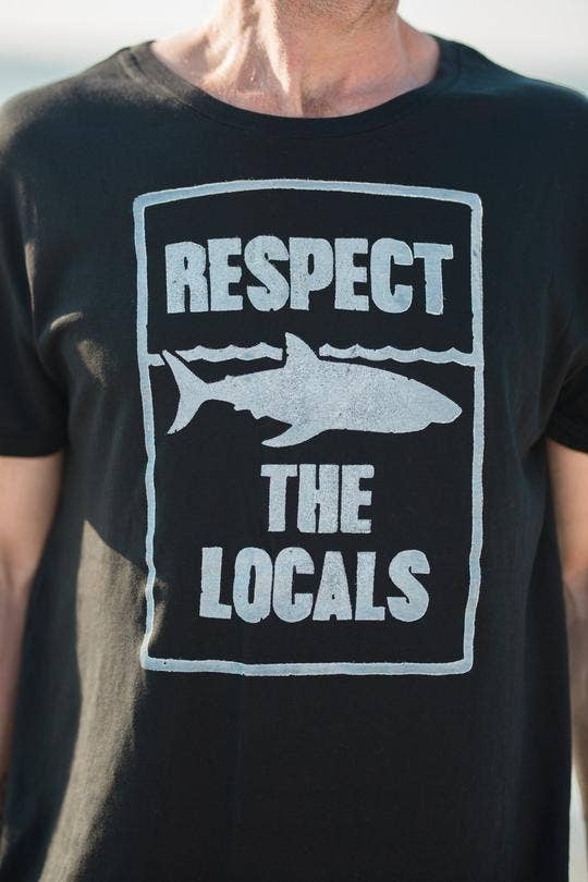 Respect The Locals Shark T-shirt