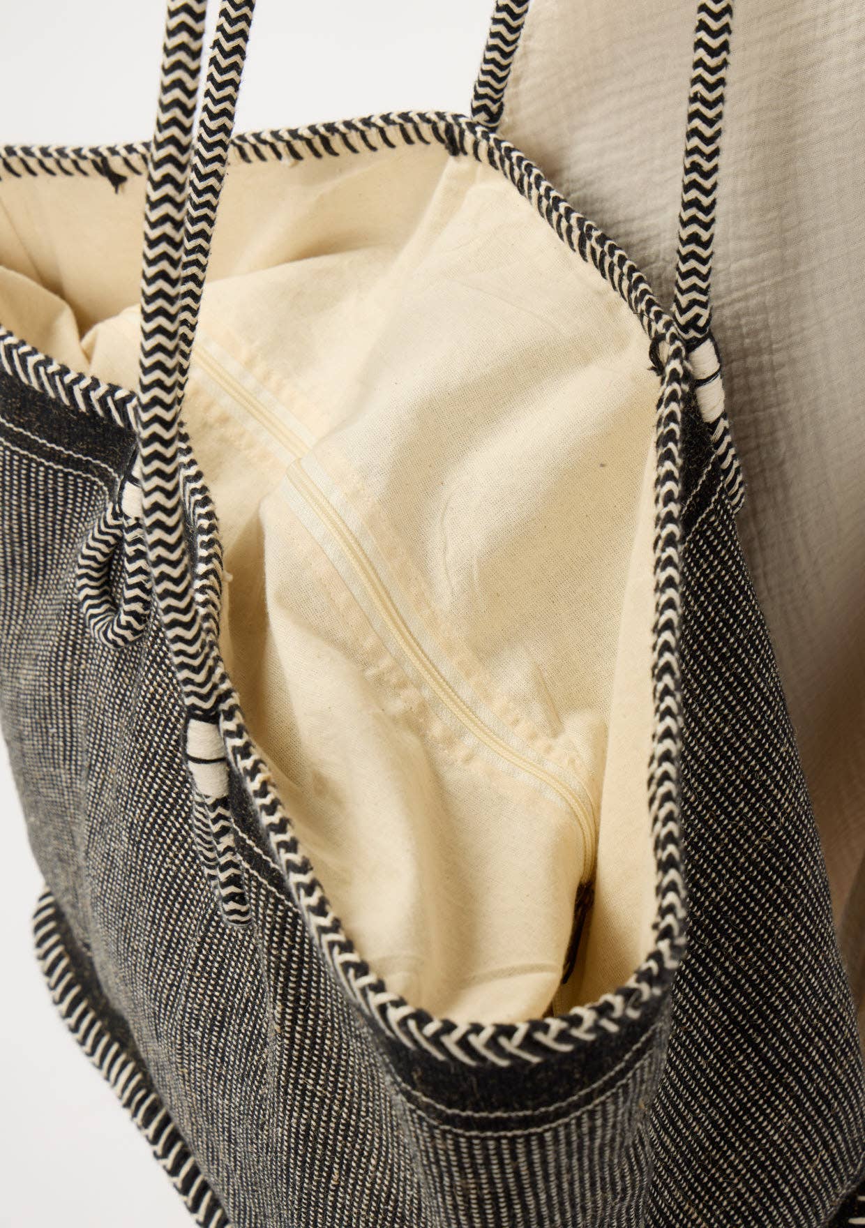 Zip-Up Tote Bag