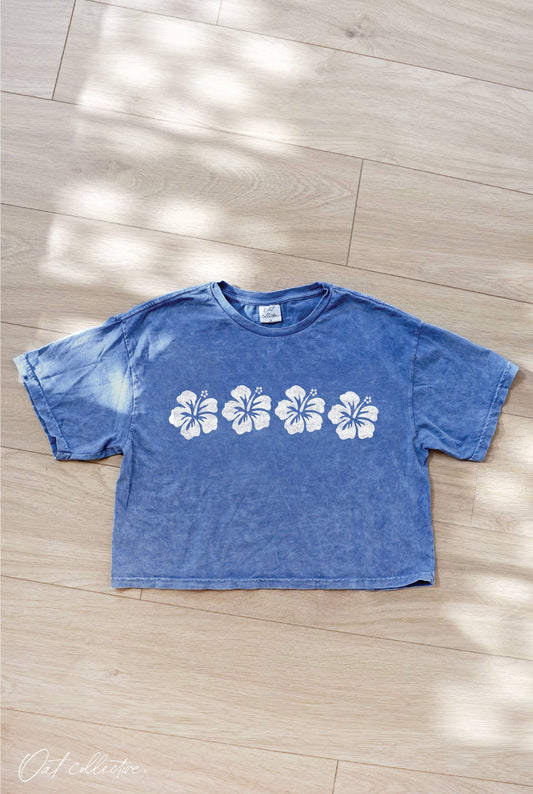 Hibiscus Cropped Top