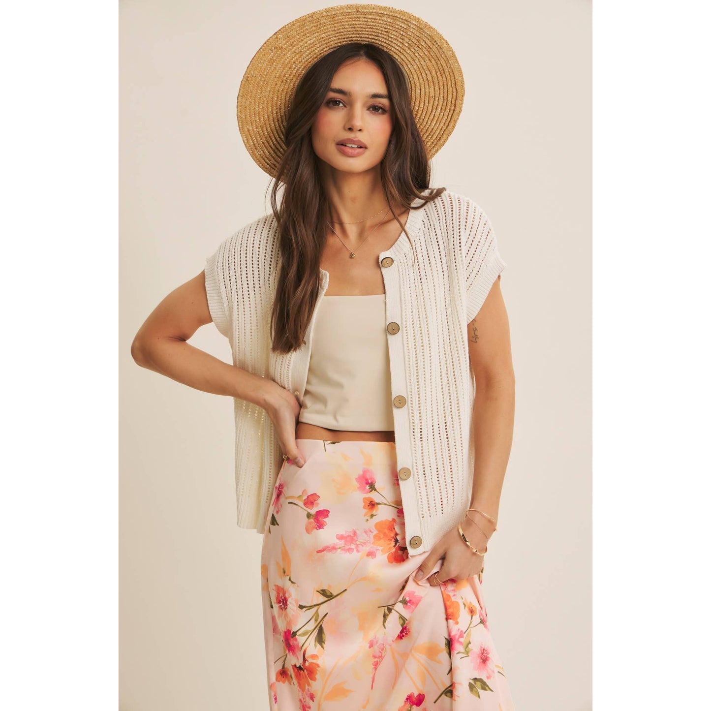 Button-Down Sweater Vest