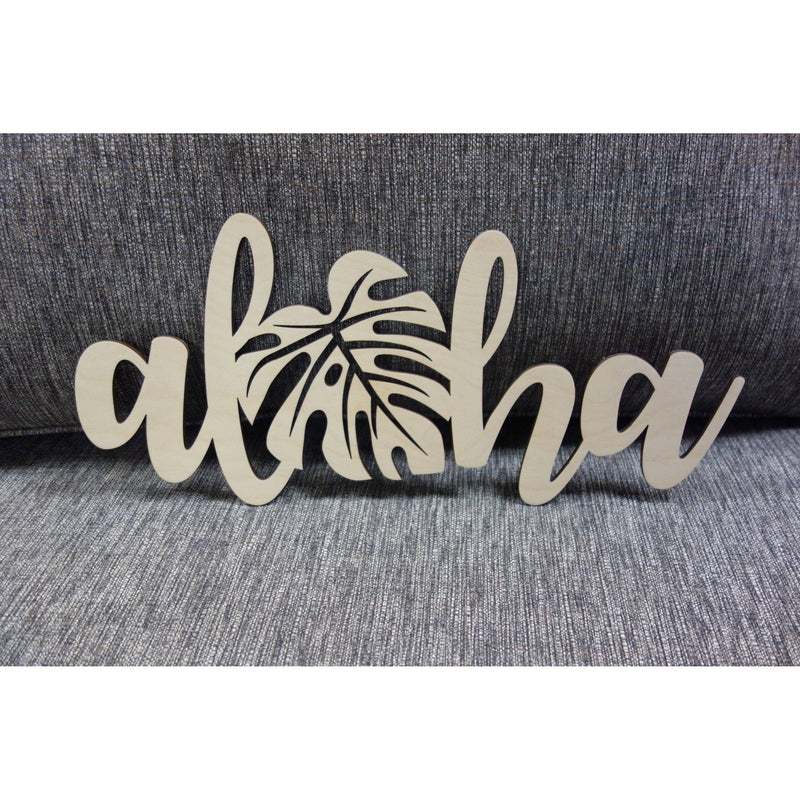 Aloha Monstera Decorative Piece, 18" Medium