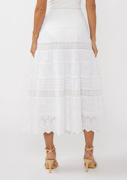 Tiered Eyelet Dress