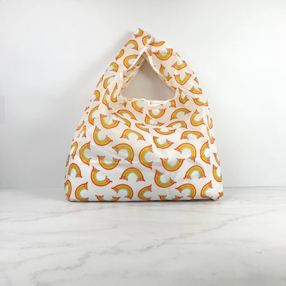 Reusable Tote Bag-Rainbow Shaka