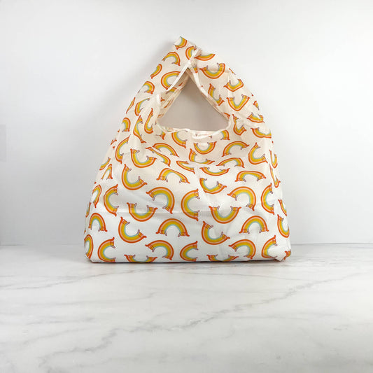 Reusable Tote Bag-Rainbow Shaka