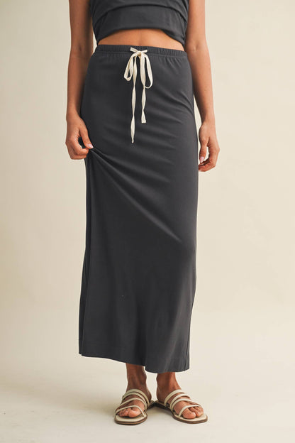 Knit Jersey Maxi Skirt