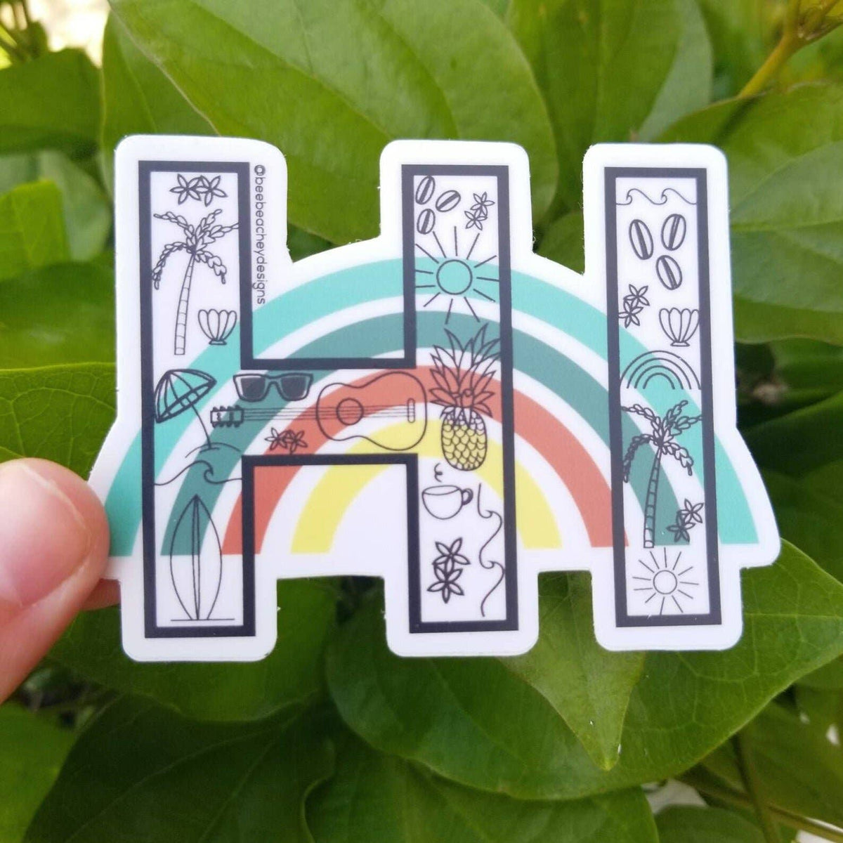 Hi Hawaii Sticker