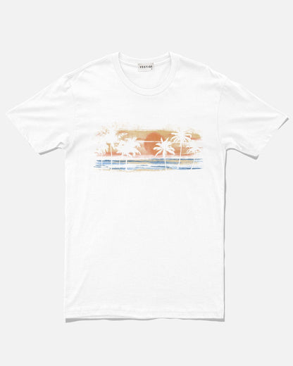 Palm Sun Stripe Tee