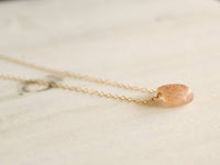 Sunstone Necklace: 18 inches