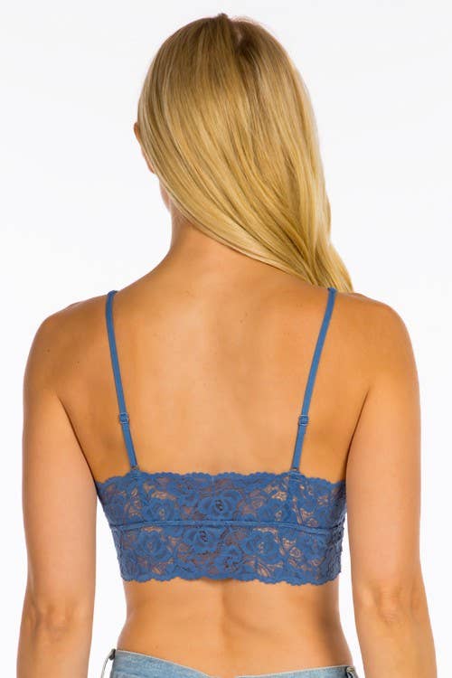 Ribbed Laced Back Bralette