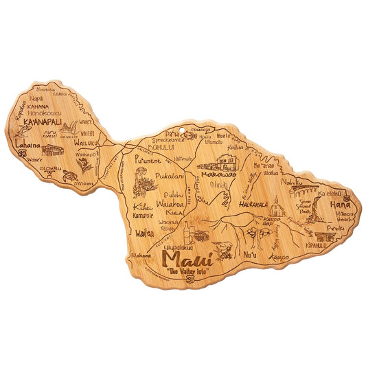 Maui Island Shaped Serving & Cutting Board