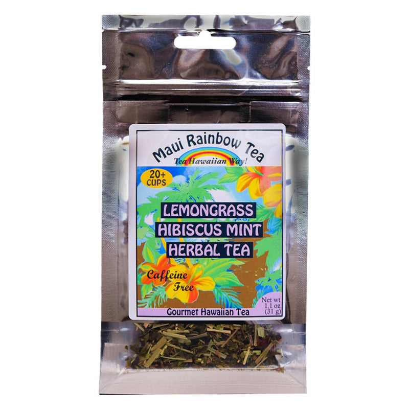 Lemongrass Hibiscus Mint Herbal Tea - Caffeine Free Tea