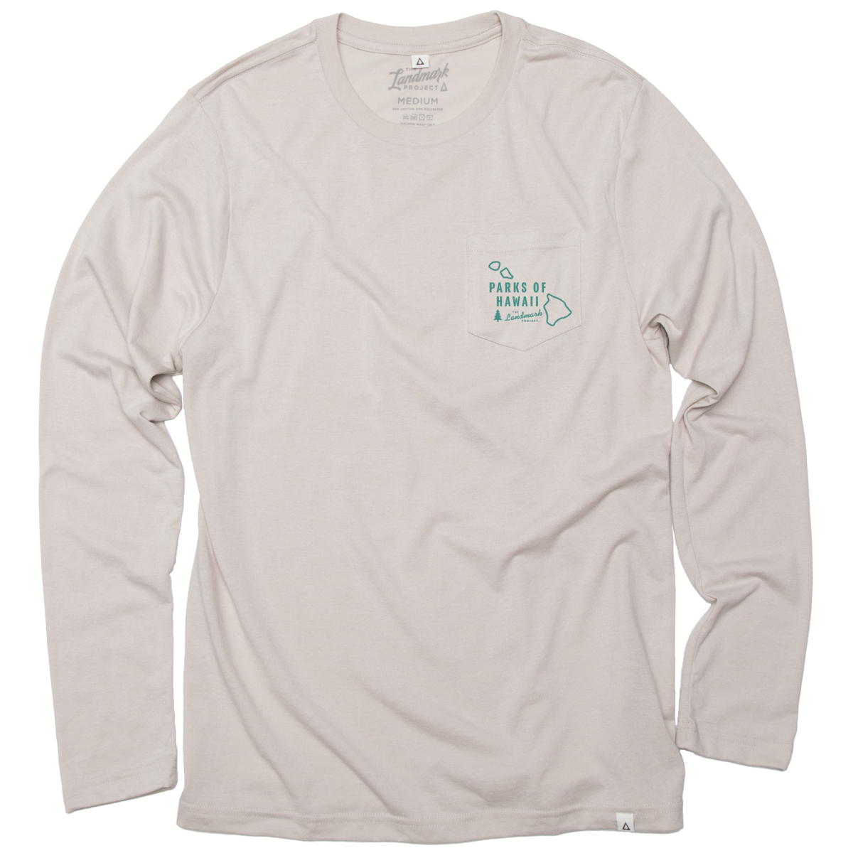 Explore Hawaii Long Sleeve Pocket T-shirt