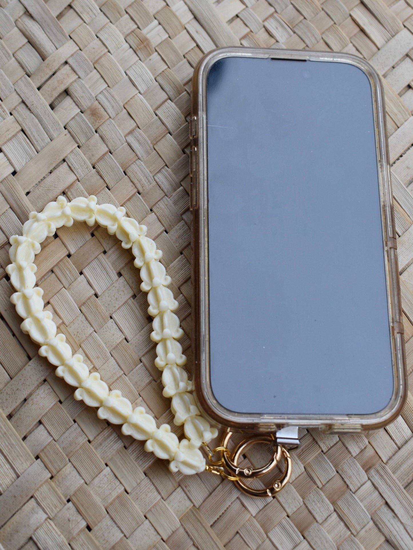 Crown Flower Phone Wristlet/Bag Lei