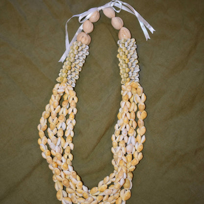Layered Chunky Cowrie + Kukui Nut Lei